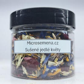 Sušené jedlé květy Sušené jedlé květy